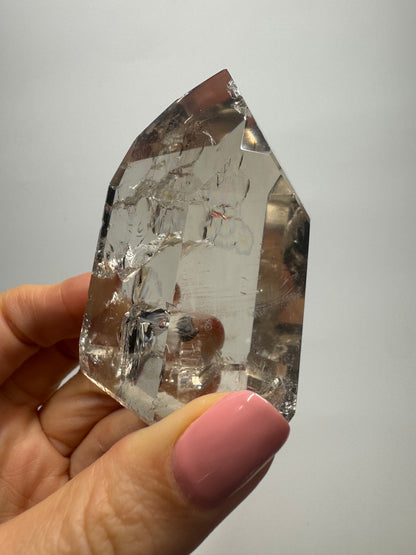 Bezaubernde ganz klare Rauchquarz Spitze 🥂 - 6.3cm, 170g