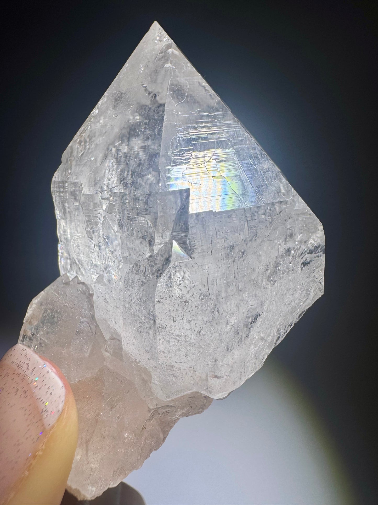 Himalaya-Quarzspitze 3x6.2cm – klar, roh & unversehrt – Nepal, 84g