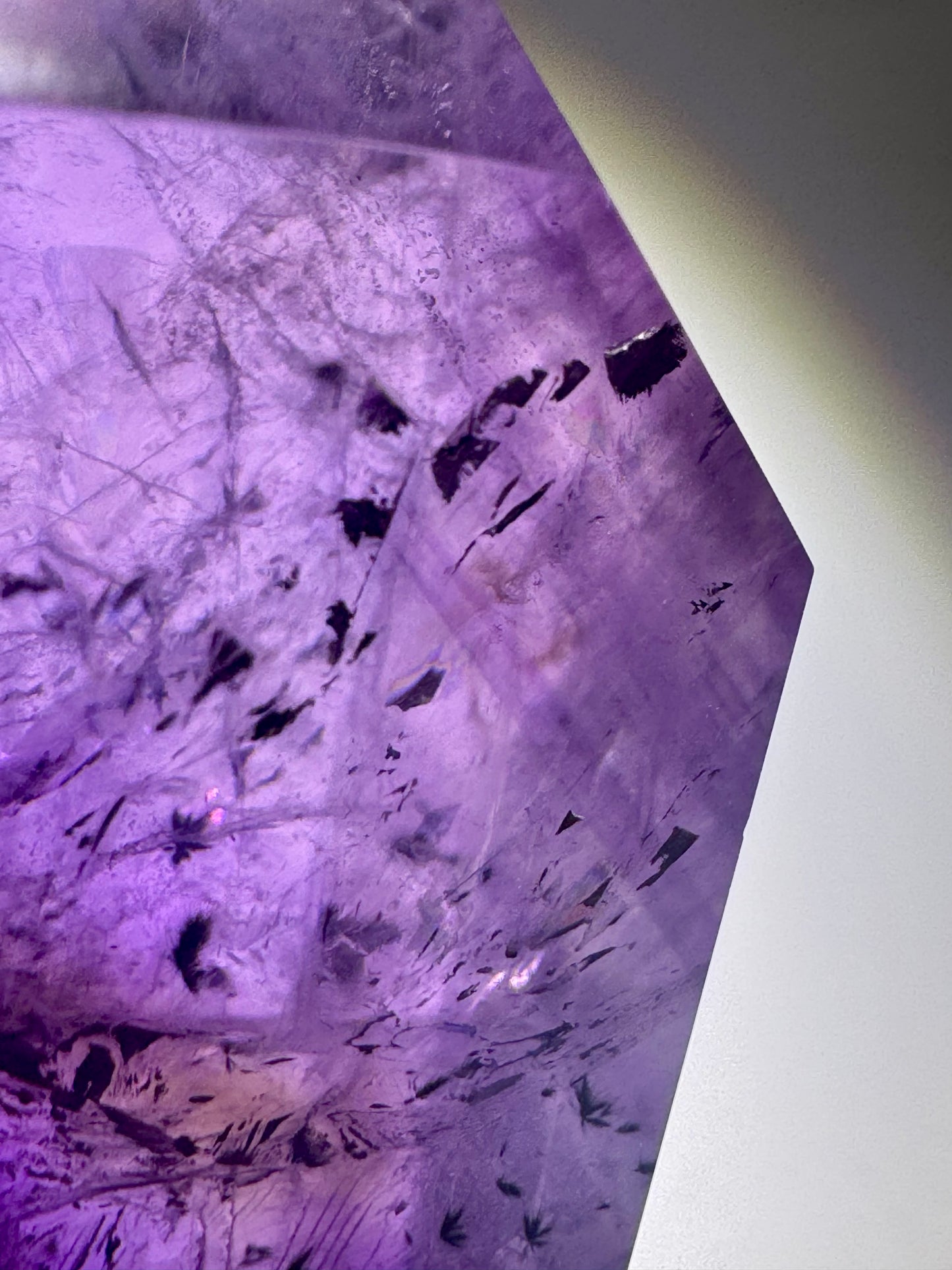 Ametrinspitze 8.5 cm – 192 g – Hochwertiger Amethyst-Citrin mit Regenbogen & Phantomstruktur (Kopie)