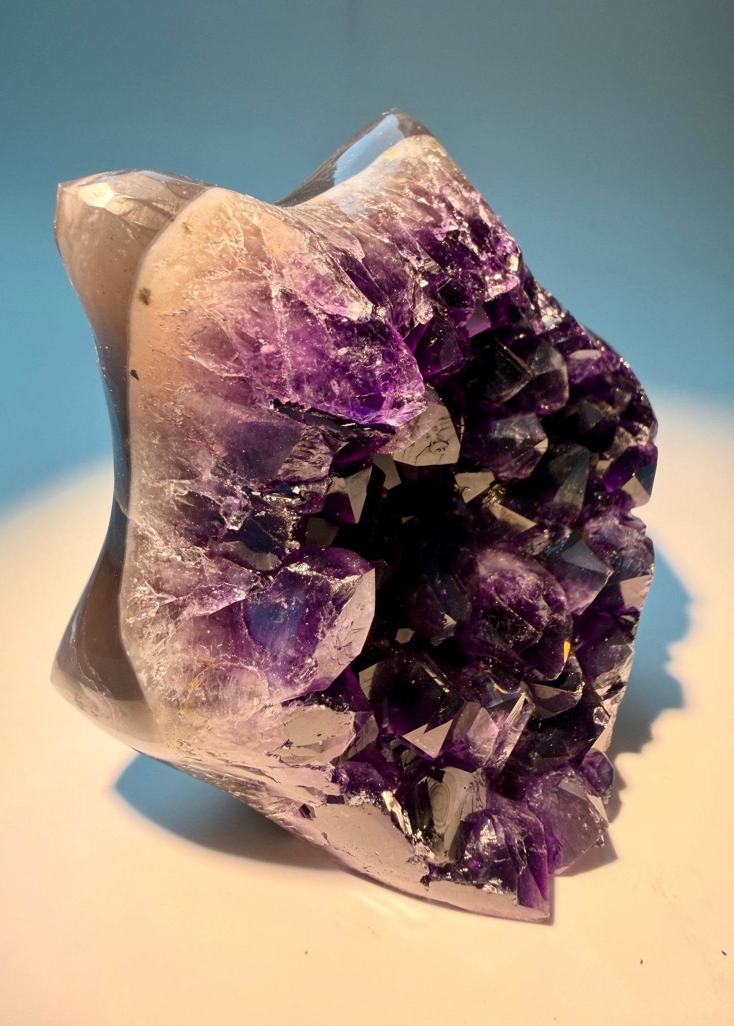 Amethyst Stern-Drusen aus Uruguay, Premium Qualität