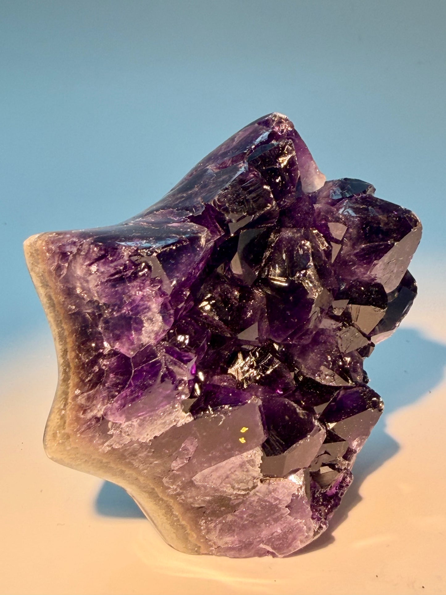 Amethyst Stern-Drusen aus Uruguay, Premium Qualität