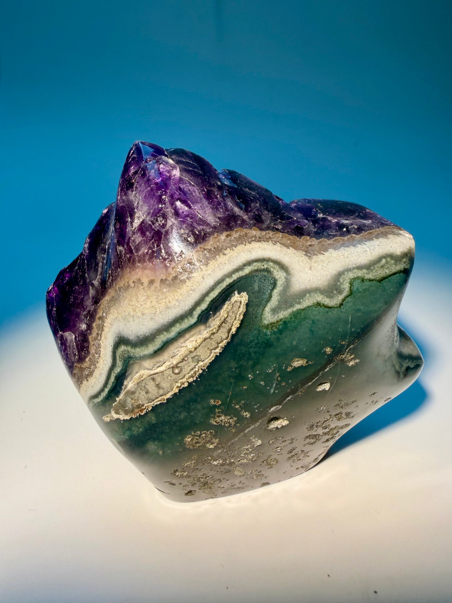 Amethyst Stern-Drusen aus Uruguay, Premium Qualität