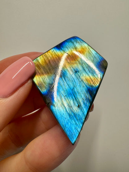 Exklusiver Labradorit mit faszinierendem Multicolor-Schimmer 🌈 - 4.5cm