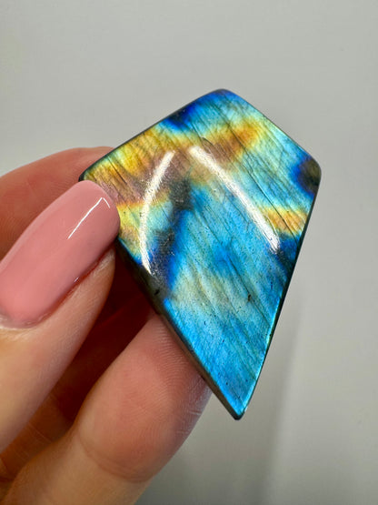 Exklusiver Labradorit mit faszinierendem Multicolor-Schimmer 🌈 - 4.5cm
