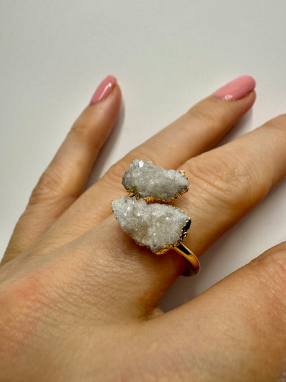 Bezaubernder Ring mit Bergkristall 💎 (grössenverstellbar)