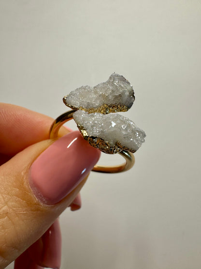 Bezaubernder Ring mit Bergkristall 💎 (grössenverstellbar)