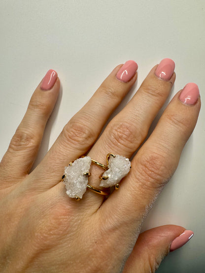 Bezaubernder Ring mit Bergkristall 💎 (grössenverstellbar)