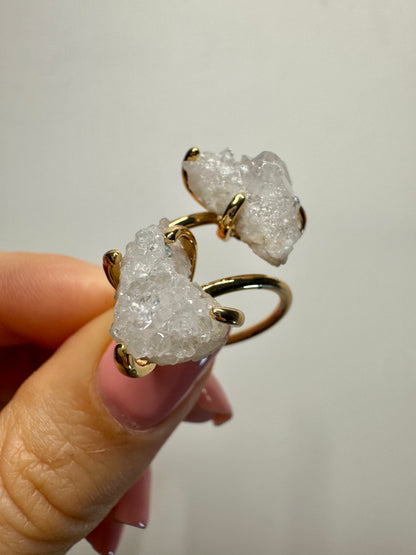 Bezaubernder Ring mit Bergkristall 💎 (grössenverstellbar)