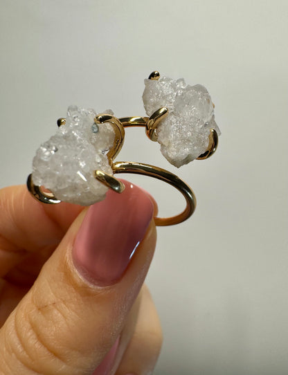 Bezaubernder Ring mit Bergkristall 💎 (grössenverstellbar)