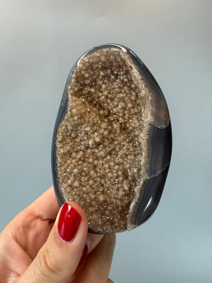 Améthyste dorée rare - 8 cm, 295 g