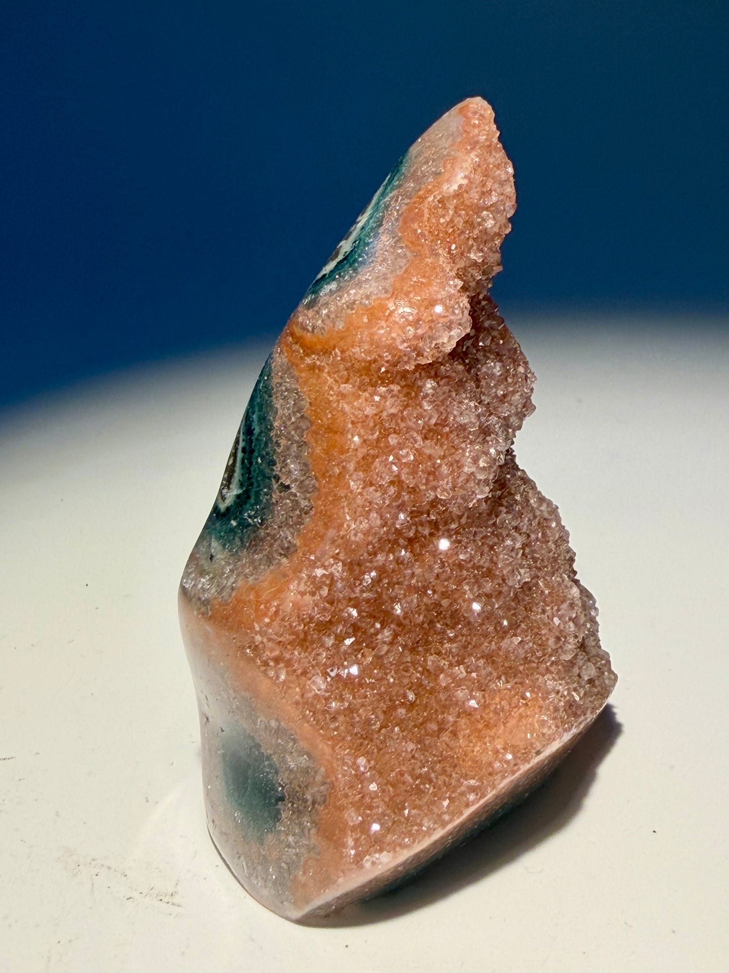 Rainbow Amethyst Flammen aus Uruguay – seltene Pastellfarben ✨💗