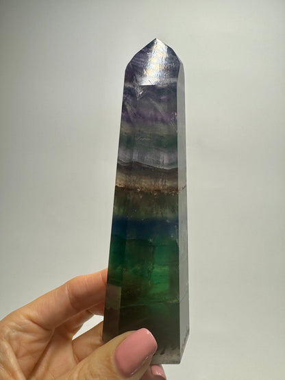 Fluorit Spitze - 14cm
