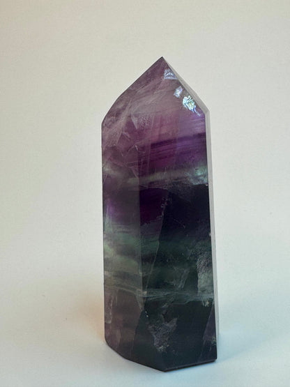 Exklusive klare Fluorit Spitze - 6.5cm