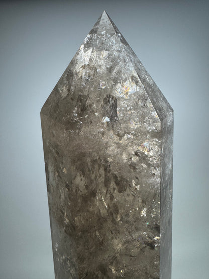 Riesige Rauchquarz-Spitze – 1A-Qualität, 36 cm hoch, 2.55 kg Edelstein-Unikat aus Brasilien