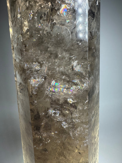 Riesige Rauchquarz-Spitze – 1A-Qualität, 36 cm hoch, 2.55 kg Edelstein-Unikat aus Brasilien