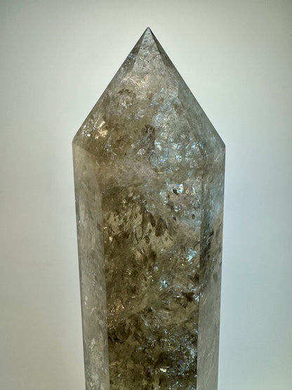 Riesige Rauchquarz-Spitze – 1A-Qualität, 36 cm hoch, 2.55 kg Edelstein-Unikat aus Brasilien