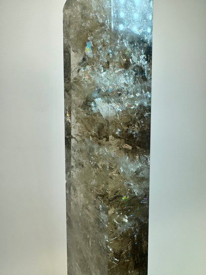 Riesige Rauchquarz-Spitze – 1A-Qualität, 36 cm hoch, 2.55 kg Edelstein-Unikat aus Brasilien