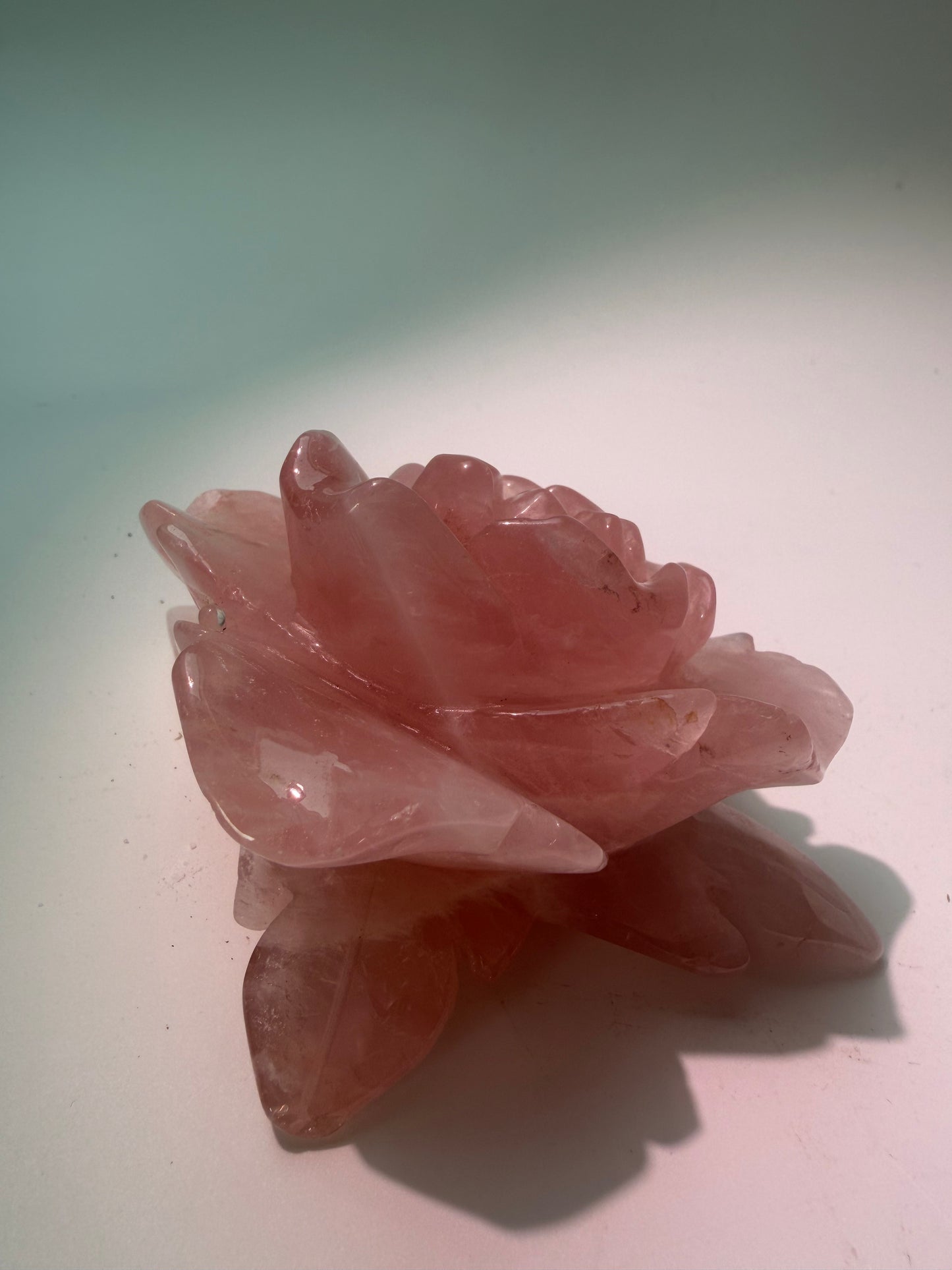 Kristallrosen aus Rosenquarz und Bergkristall – aus Brasilien