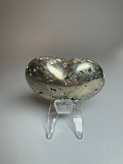 Pyrit Herz - 5.5x6cm, 216g
