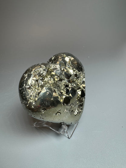 Pyrit Herz - 6x7cm, 253g