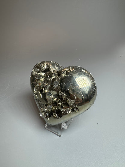 Pyrit Herz - 6x7cm, 253g