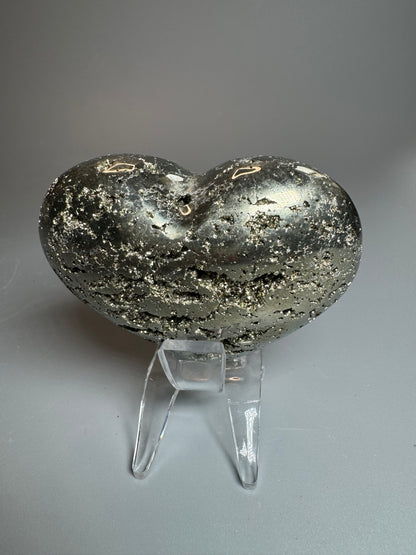 Pyrit Herz - 6x7cm, 253g