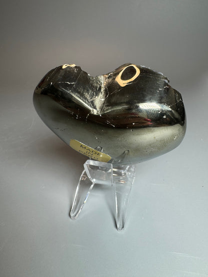 Pyrit Herz - 6.5x7.5cm, 313g