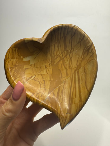 Picture Jasper-Schale in Herzform 🤎