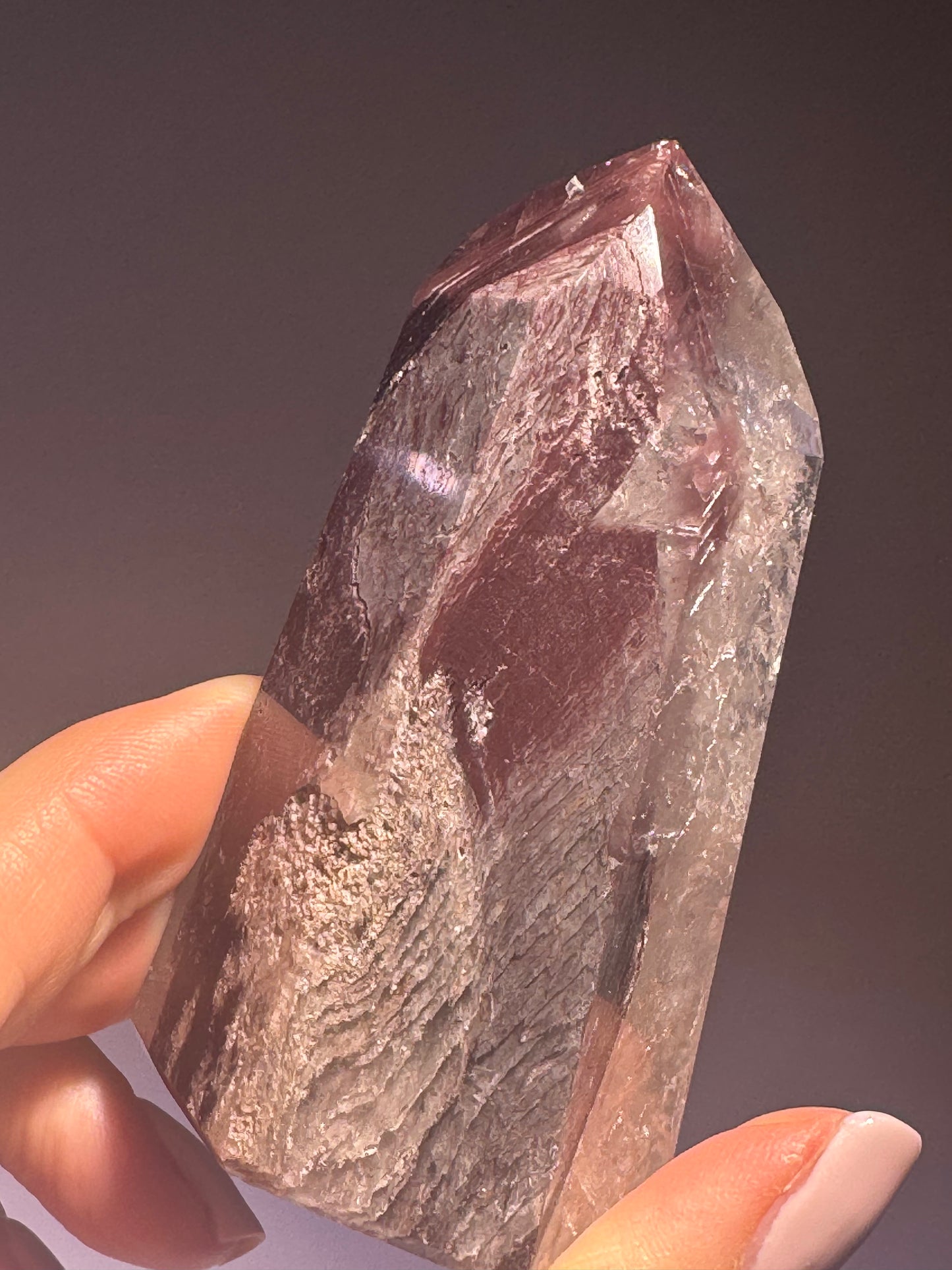 Seltene Pink Lithium Spitze aus Brasilien – 7.8 cm, Edelstein in Extra Qualität 💗