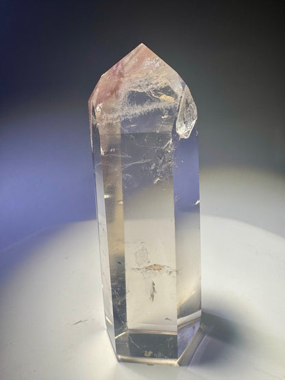 Pink Lithium Spitze – 7.5 cm, extraklare 1A-Qualität, seltener Edelstein aus Brasilien 💗