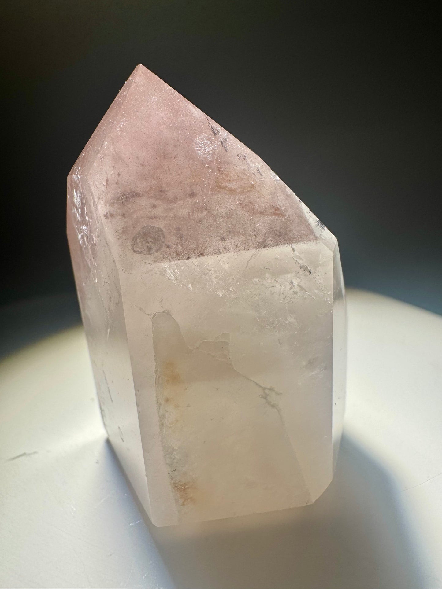 Pink Lithium Spitze 3 cm – faszinierendes, funkelndes Innenleben aus Brasilien, seltene Edelstein-Qualität 💗 (Kopie)