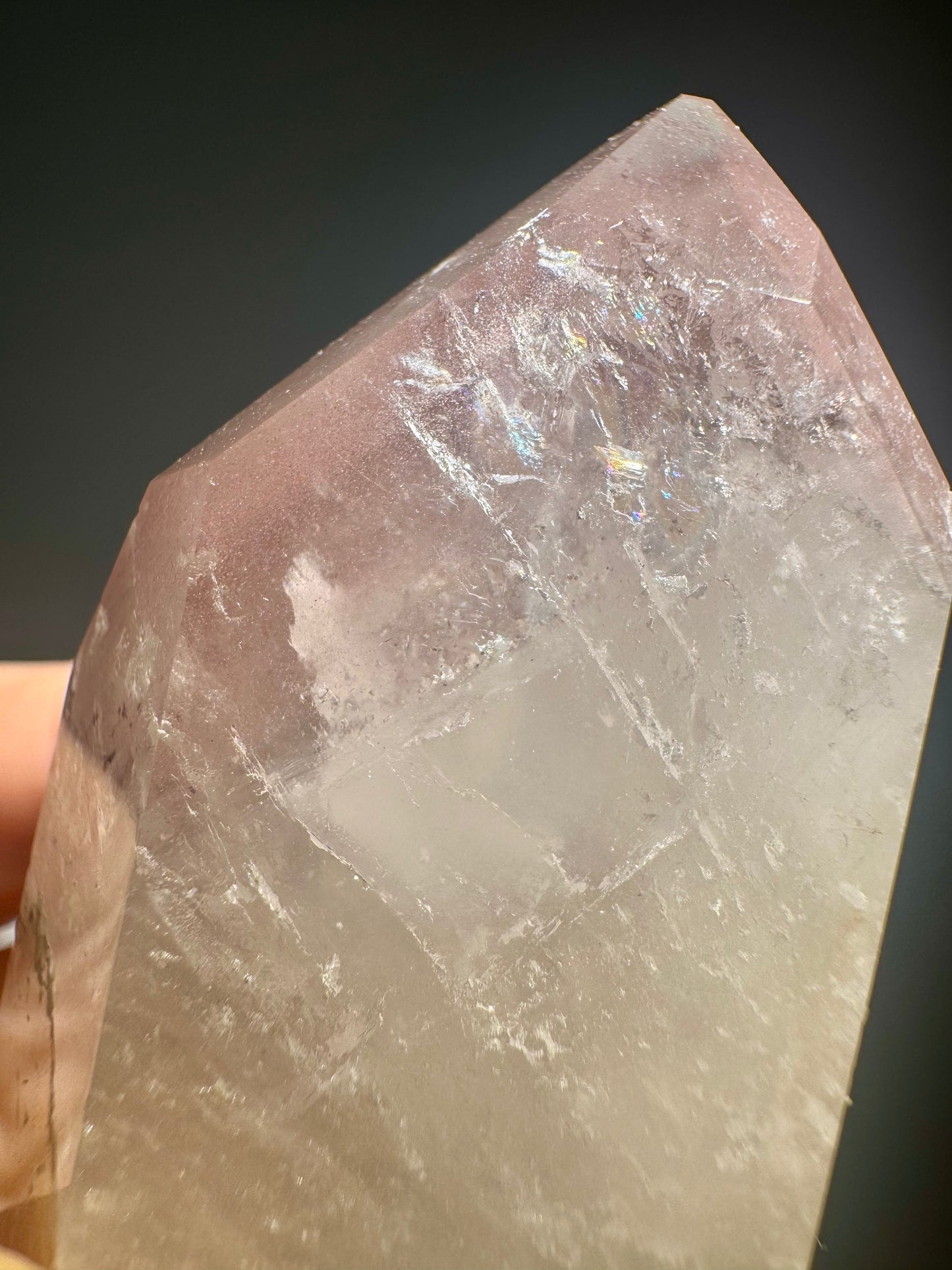 Pink Lithium Spitze 3 cm – faszinierendes, funkelndes Innenleben aus Brasilien, seltene Edelstein-Qualität 💗 (Kopie)