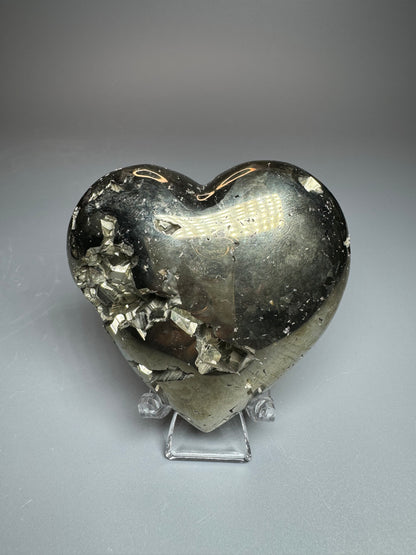 Pyrit Herz - 6x6cm, 180g