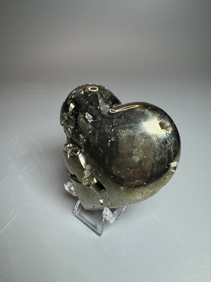 Pyrit Herz - 6x6cm, 180g
