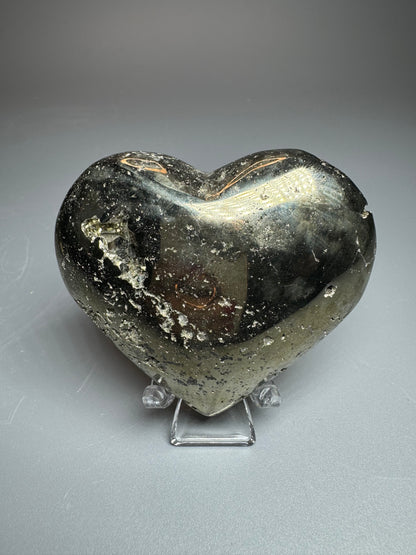 Pyrit Herz - 6x6cm, 182g