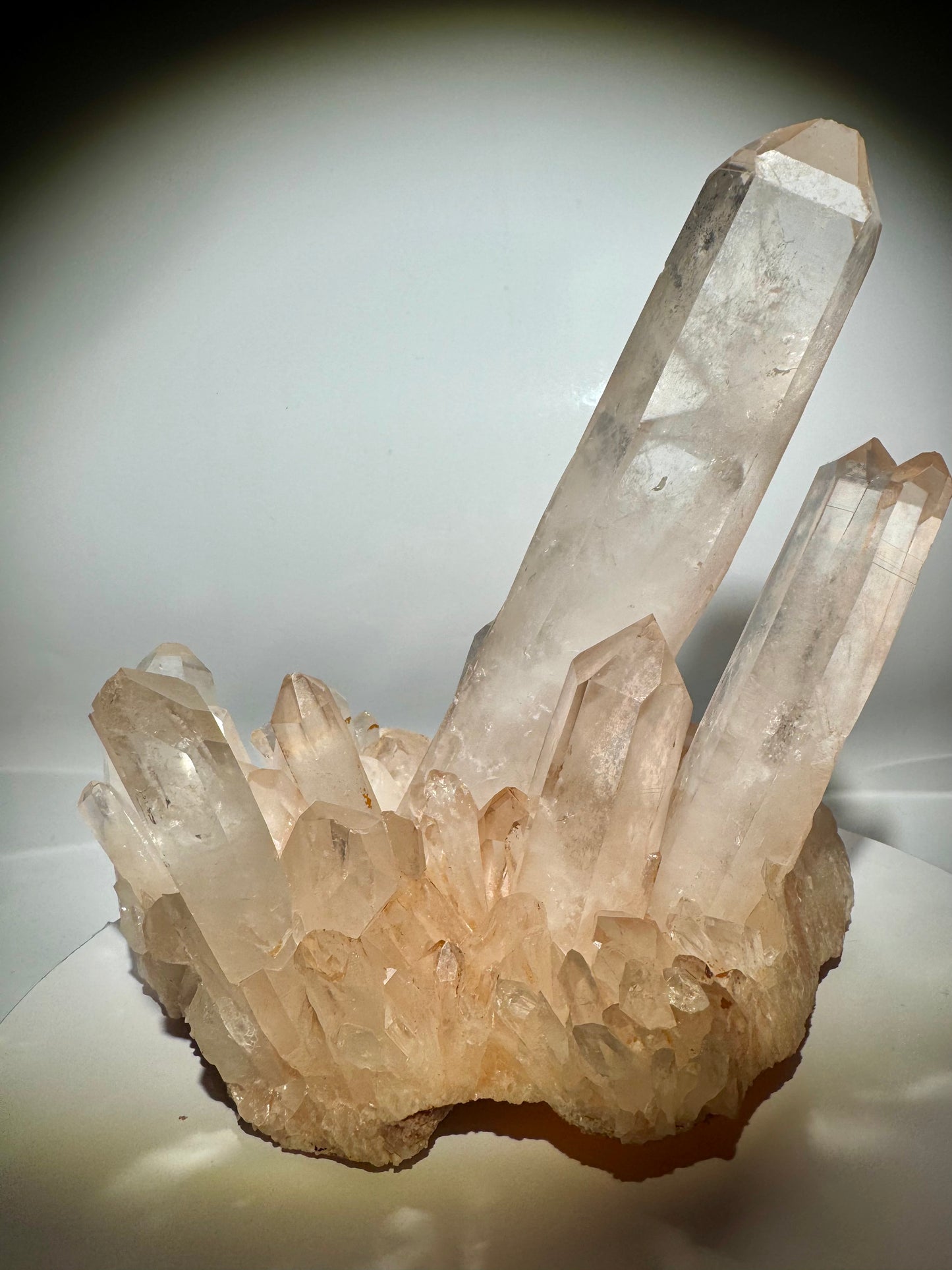 Bezaubernde Pink Quarz Stufen Kristall aus Madagaskar · 20 cm · 3,4 kg ✨