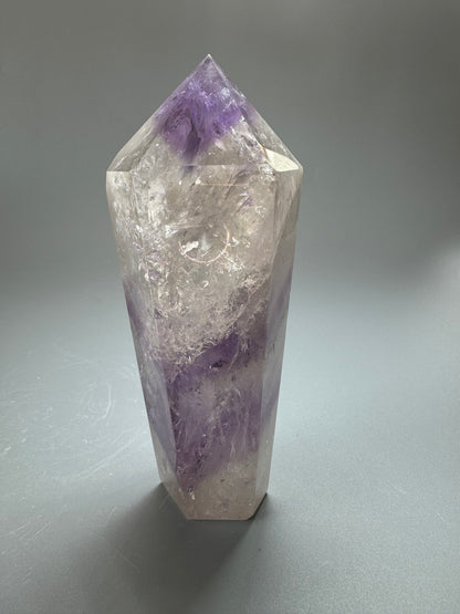 Lila Amethyst Phantom Spitze - 13cm, 383g