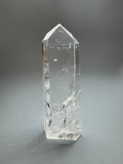 Sehr klare Bergkristall Spitze - 11cm, 153g