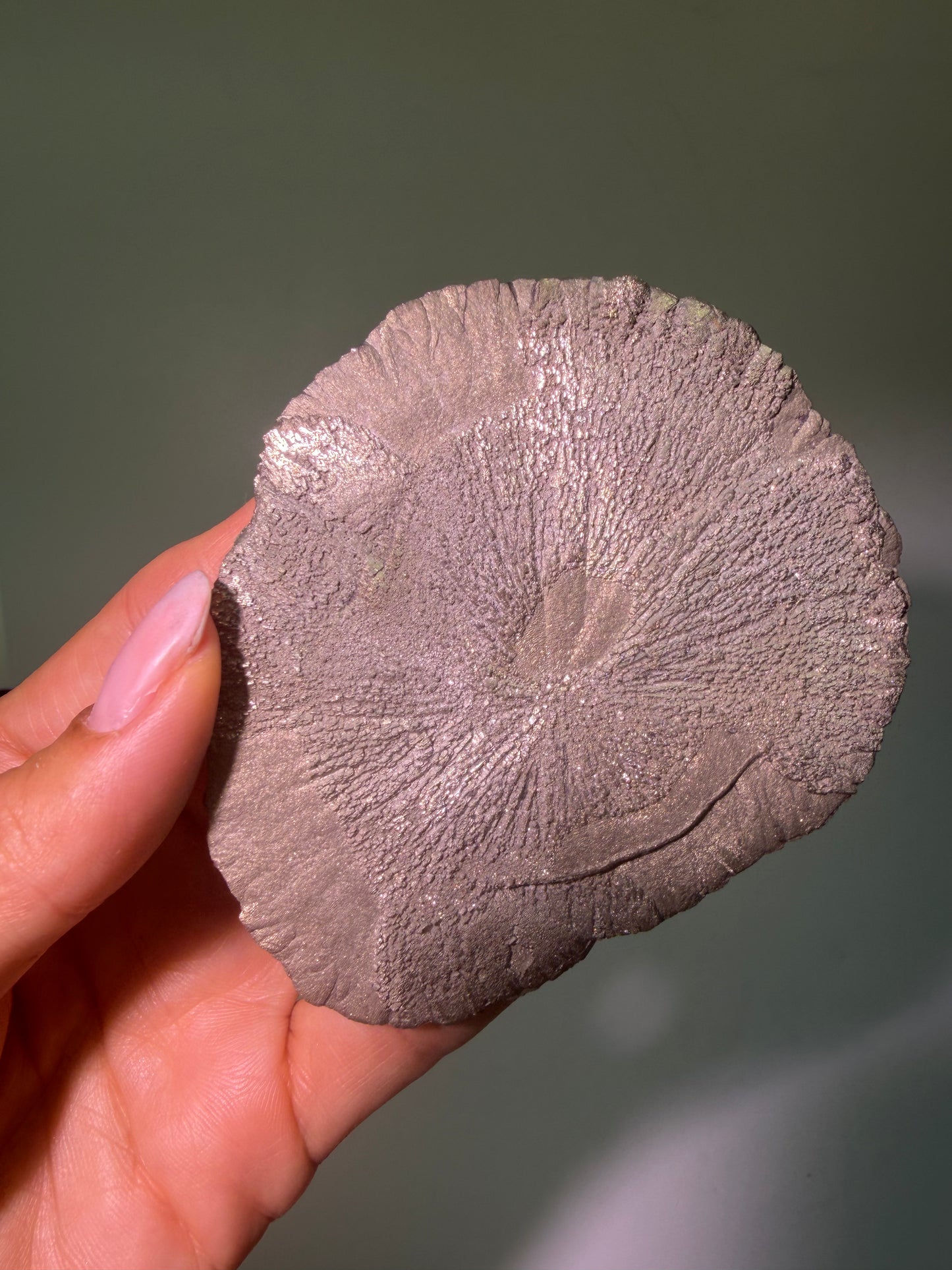 Pyritsonne ca. 8.8 cm – exklusive Kristallformation aus den USA