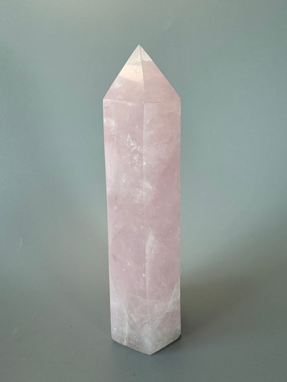 Rosenquarz Spitze - 18.5cm, 822g