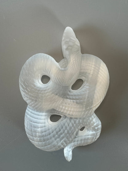 Selenit Schlange (handmade)