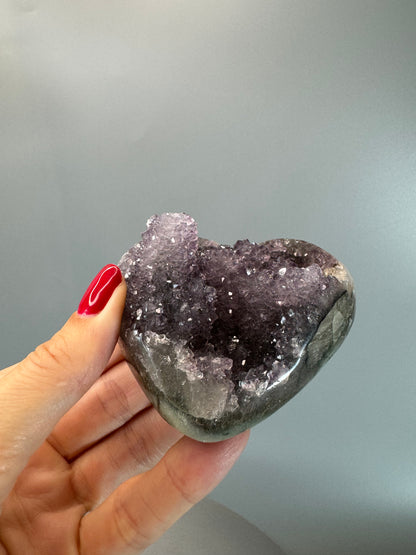 Amethyst Herz - 8cm, 241g