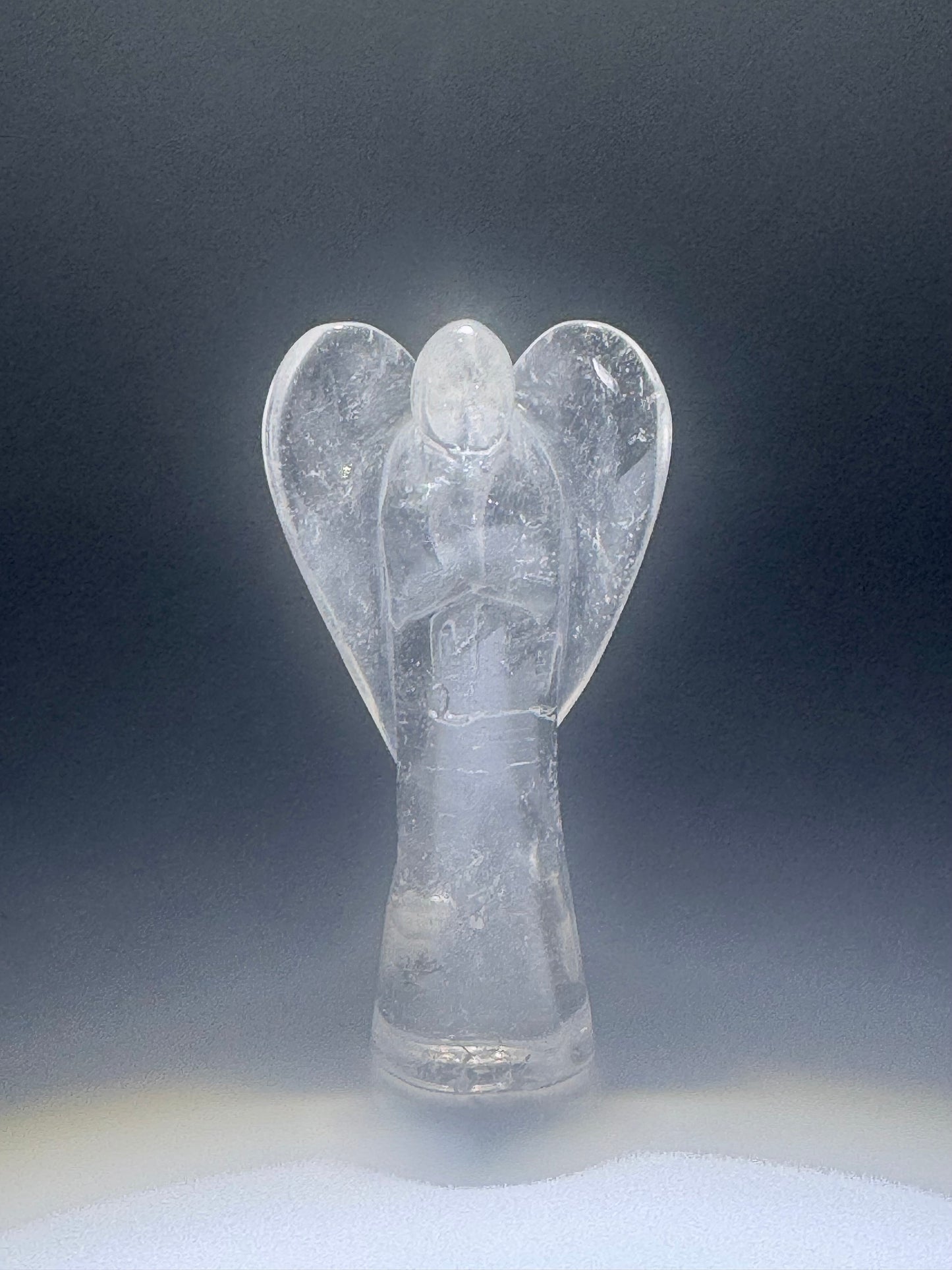 Bergkristall Engel 5,5–6 cm | Handgeschliffen | Klarer Schutzengel
