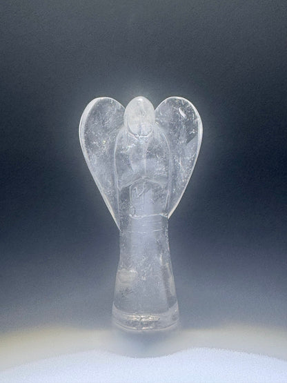 Bergkristall Engel 5,5–6 cm | Handgeschliffen | Klarer Schutzengel