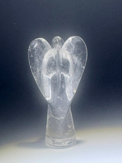Bergkristall Engel 5,5–6 cm | Handgeschliffen | Klarer Schutzengel