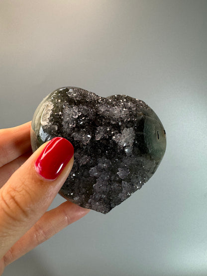 Amethyst Herz - 8cm, 319g