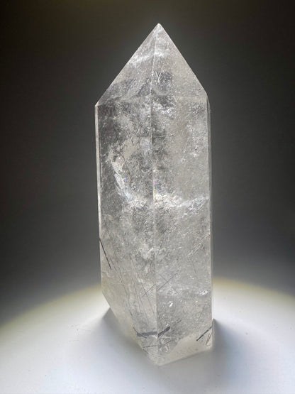 Kristall mit Turmalin – 10 cm, 230 g – exklusiver Edelstein aus Brasilien