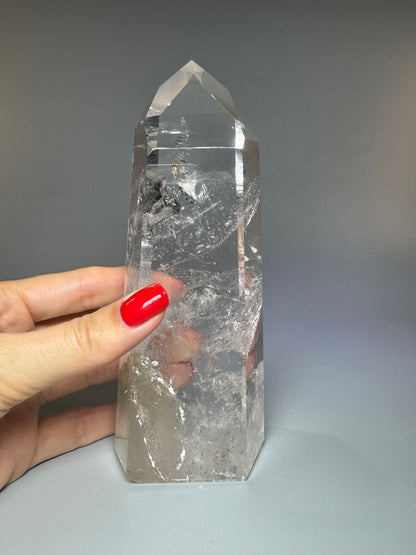 Bergkristallspitze (extra klar) - 16cm, 730g