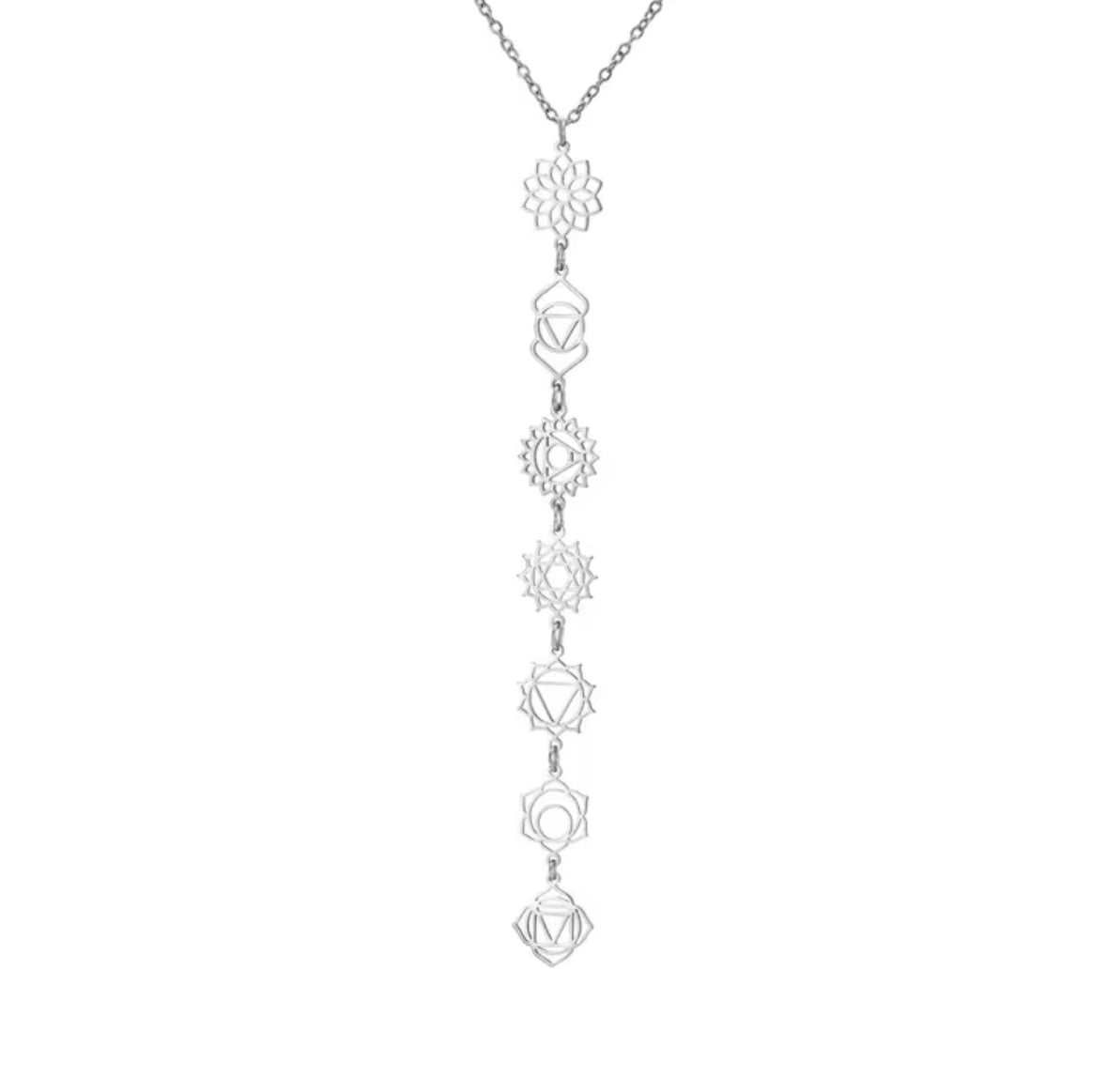 Karma Chakra Kette Edelstahl | 7 Chakren Energie & Balance