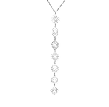 Karma Chakra Kette Edelstahl | 7 Chakren Energie & Balance